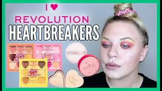 TESTING THE NEW I HEART REVOLUTION HEARTBREAKERS COLLECTION 💔| makeupwithalixkate
