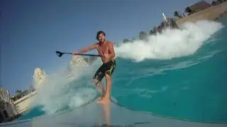 Siam Park 2010 Bjorn Dunkerbeck SUP surfing