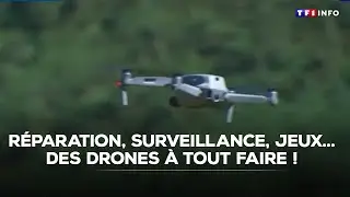 R&eacute;paration, surveillance, jeux... Des drones &agrave; tout faire !｜TF1 INFO