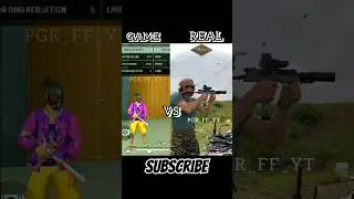 Game VS Real 🥵 ।। Free Fire Gun in Real Life 🥶