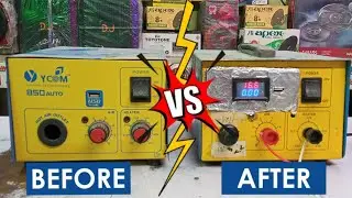 old smd machine se / new digital voltage⚡metre home made make#viral #like #trending #video #youtube