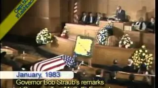 Capitol Flashback: Governor Bob Straub's Remarks at Governor Tom McCall's Funeral