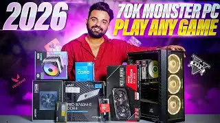 70,000 Gaming PC Build India 🇮🇳 2026 🔥  1080p Ultra Gaming 💻🎮
