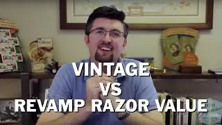 How does the Revamp Service Affect Vintage Gillette Safety Razors Wet Shave Value