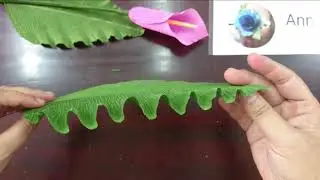 CÁCH LÀM HOA LOA KÈN BẰNG GIẤY NHÚN/HOW TO MAKE CALLA LILY FLOWER FROM CREPE PAPER
