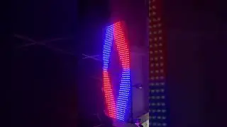 pixel LED sheet 4&times;8 Happy New year 2021