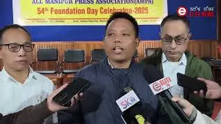 All Manipur Press Association gi 54 suba foundation day Manipur Press Club ta Pangthokkhare.