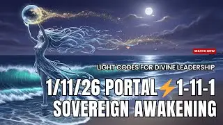 1/11/26 Portal Activation⚡1-11-1 Sovereign Awakening | Starseed Light Codes for Divine Leadership