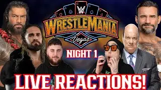 🚨LIVE - WRESTLEMANIA 41 NIGHT 1 FULL SHOW WATCH ALONG & REACTIONS!