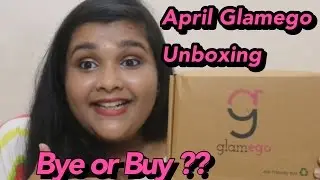 UNBOXING APRIL GLAMEGO BOX | CHEAPEST SUBSCRIPTION BOX | HONEST REVIEW