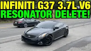 2012 Infiniti G37 3.7L V6 w/ RESONATOR DELETE!