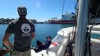 Slipping away from work for a quick cruise at V & A Waterfront, Cape Town