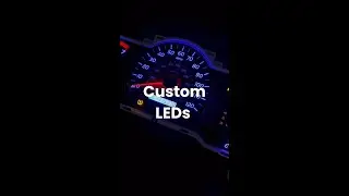 Custom LED Instrument Cluster, Dashboard, Speedometer Lights for Toyota Tacoma by UpFix #shorts