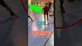 his MOM called DURING the game