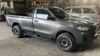 GR Sport Style Side Steps for Toyota Revo Single Cab 
