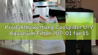 Produktbewertung Coospider U-V Aquarium Filter JUP-01 f&uuml;r 150-300 Liter Becken, Unterwasser Filterpu