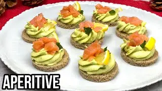 Aperitive festive cu avocado si somon afumat | @egustos