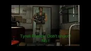 Nicholai Ginovaef kills Tyrell Patrick UBCS Member - Resident Evil 3 Nemesis