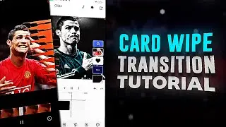 New effect!!🤩 Ae inspired  Card wipe transition tutorial