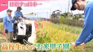 【密着】“お米甲子園”で優勝目指せ！高校生たちが挑む米作り『every.特集』