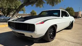 Detroit Speed built 69 Camaro powered by an 800 HP supercharged LSX 427