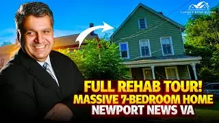Transforming a 7-Bedroom Home in Newport News - Full Rehab Tour! | 326 51st St Newport News VA 23607