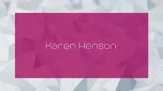 Karen Henson - appearance