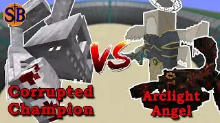 Corrupted Champion vs Arclight Angel | Fabric Minecraft Mob Battle