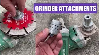 Grinders Attachment For Wall Cutting // #shorts