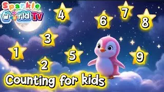 Easty to count with pinkywin at sparkle world tv 🐧 Counting under the sea, counting the birds.