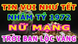 TIN VUI NHƯ TẾT, Tuổi Nhâm Tý 1972 Nữ Mạng Năm 2026, VẬN HỘI VÀNG SON, Đời Đổi Thay Nhanh