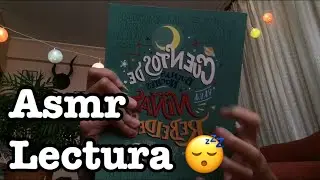 Asmr-lectura susurrada-tapping😴