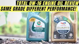 HOW DIFFERENT IS TOTAL QUARTZ 9000 0W-16 FROM CASTROL MAGNATEC 0W-16 BEST SYNTHETIC ENGINE OIL 0W-16