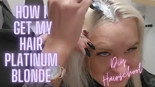 How I Get Platinum Blonde Hair - Bleaching My Hair