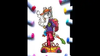 Drawing all Looney Tunes Characters - Bugs Bunny