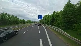 Smooth 4K POV Volvo Truck Drive on the German Autobahn | Fulda, Germany #pov #scenichighway #asmr
