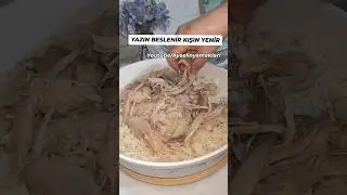 Yazın beslenir kışın yenir Tavuklu pilav tarifi denee!! #keşfet