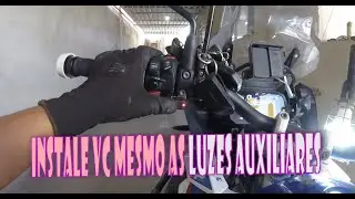 INSTALAÇÃO FARÓIS AUXILIARES (MILHA) R1250 GS /R1200 GS