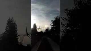 Chemtrails, refractions or piece of strange rainbow in the sky. Fresno CA 10/22/16  pt 4