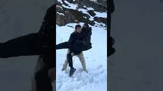 Mansehra snowfall. #travel #mountain