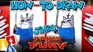 How To Draw Jimbo From Paws Of Fury