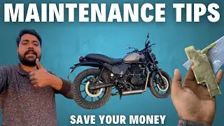 RE HUNTER 350 MAINTENANCE 🧑&zwj;🔧 TIPS | SAVE YOUR MONEY | 2/365 @BikeBone21