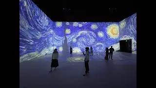 the Imagine Van Gogh show in Vancouver by Iphone 12 mini (HDR)