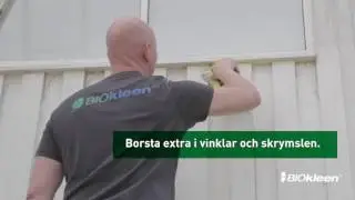 BIOkleen instruktionsfilm: Fasadv&auml;tt TX