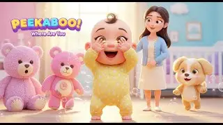 Peekaboo Where Are You? 👀✨ | Fun Baby Song for Toddlers | Learn & Play Nursery Rhyme