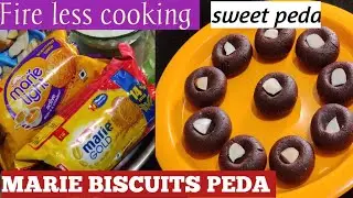 MARIE BISCUITS PEDA | Fireless cooking recipes|cooking without fire | sweet recipe |