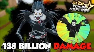 LEVEL 100 RYUK 138B DAMAGE | EXCLUSIVE UNIT REWARD SHOWCASE | ROBLOX ALL STAR TOWER DEFENSE