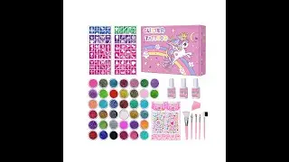 Temporary Glitter Tattoos Kit for Kids& Adult,  Arts Make Up Kit