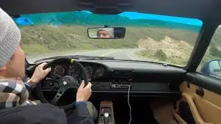 Porsche 993 (prepped) on a coastal drive