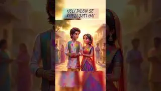 &ldquo;रंगों की सच्ची होली&rdquo;Panchtantra ki kahaniya Happy Holi #holi #happyholi #shorts #viral #moralstory